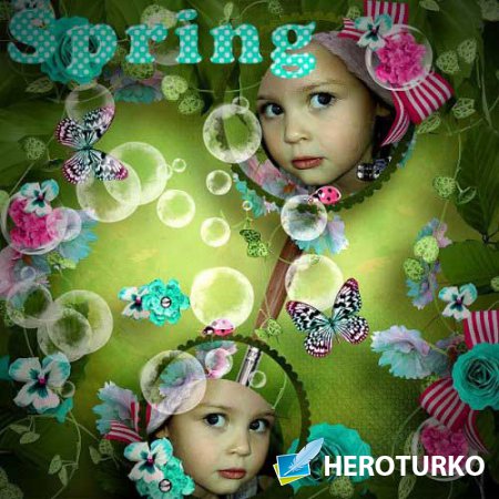 Весенний скрап-набор - Красочная весна