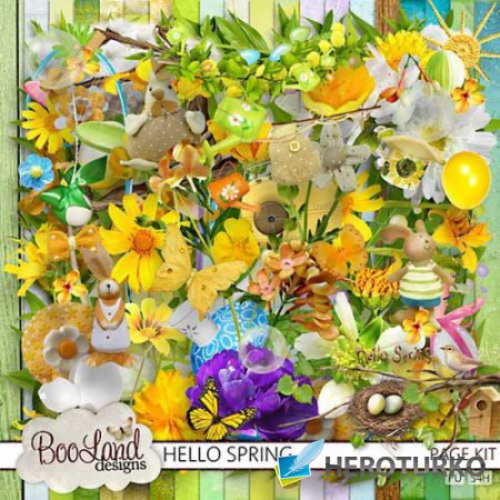 Весенний скрап-набор - Здравствуй весна