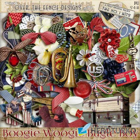 Винтажный скрап-набор - Boogie Woogie Bugle Boy