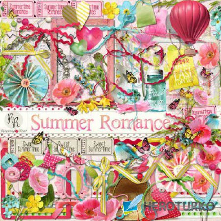 Цветочный скрап-набор - Романтика лета
