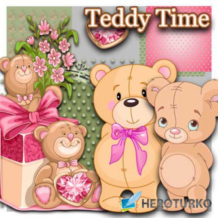 Детский скрап-набор - Teddy Time